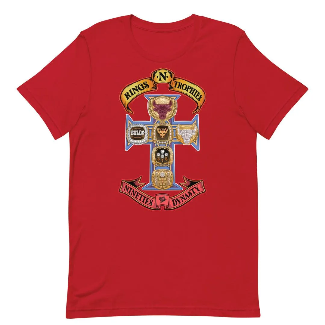 6 Rings Cross Fire Red 3 Shirt