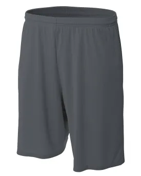 A4 Men's 9" Moisture Management Shorts with Side Pockets