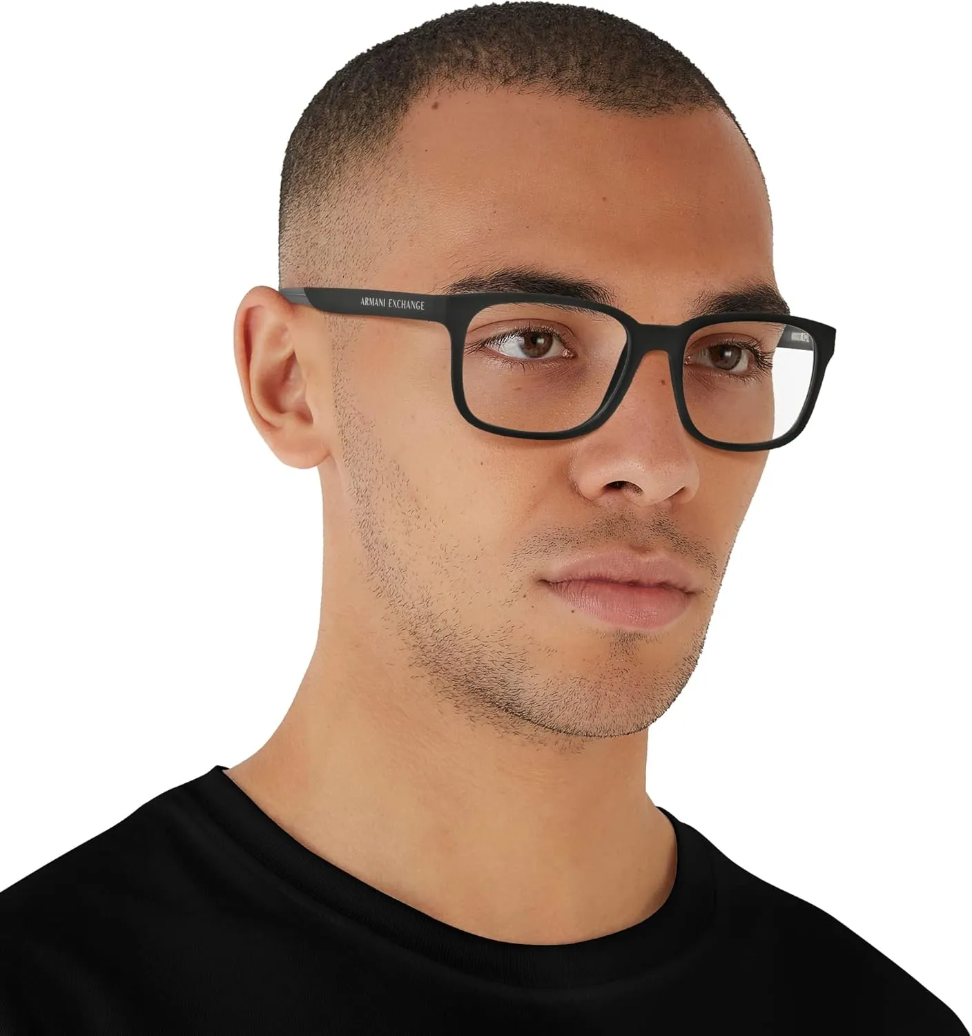 Armani Exchange Men's Ax3029 Square Prescription Eyewear Frames