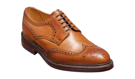 Barker Kelmarsh Wingtip Brogue Derby Shoe -Cedar Grain