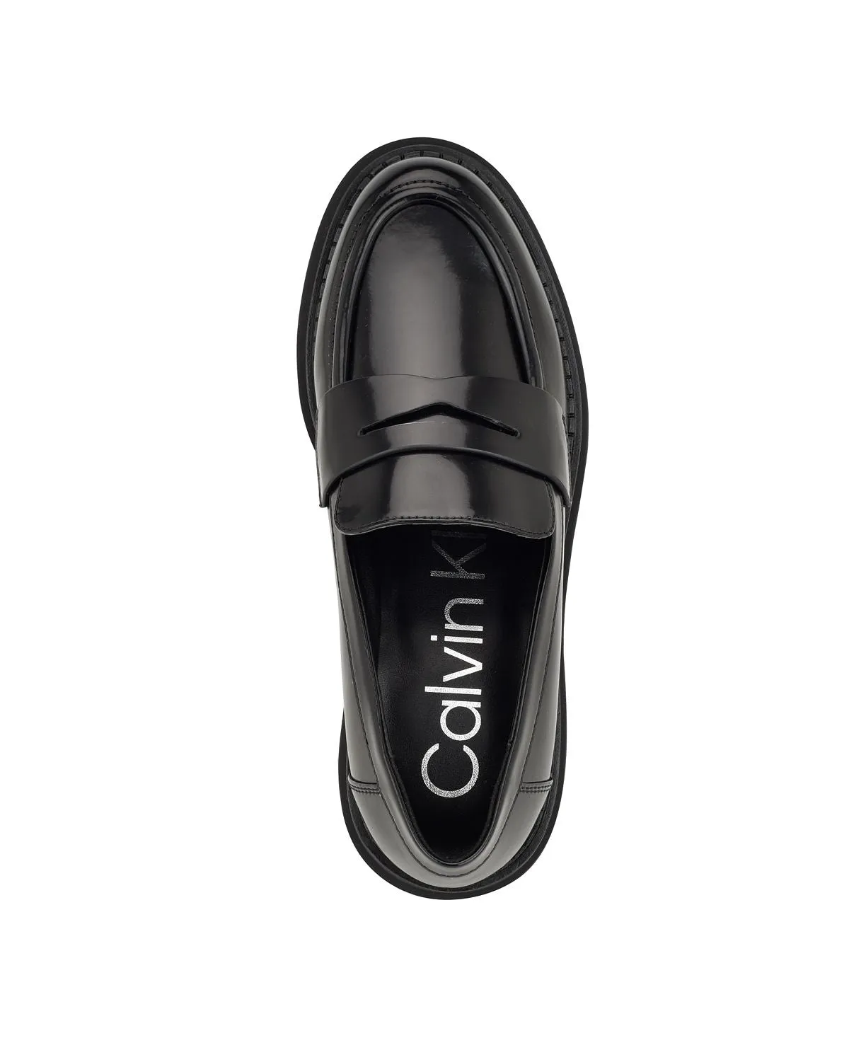 Calvin Klein Women's Grant Luxury Slip-On Casual Loafers black