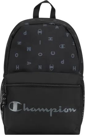 Champion Merit Backpack, Black/Grey, One Size