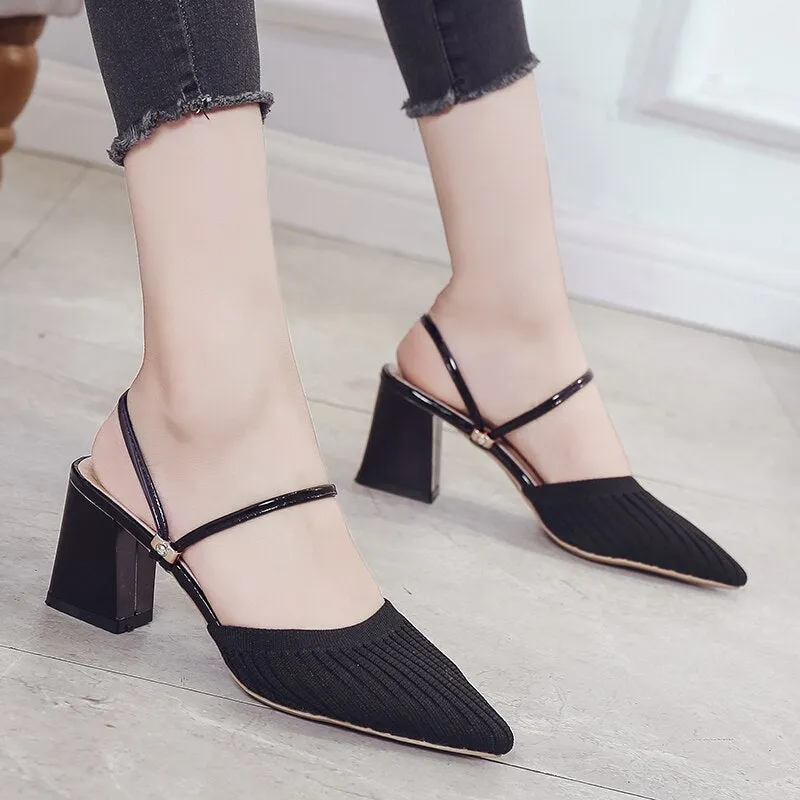 Close To Me Rhinestone Mules Shoes