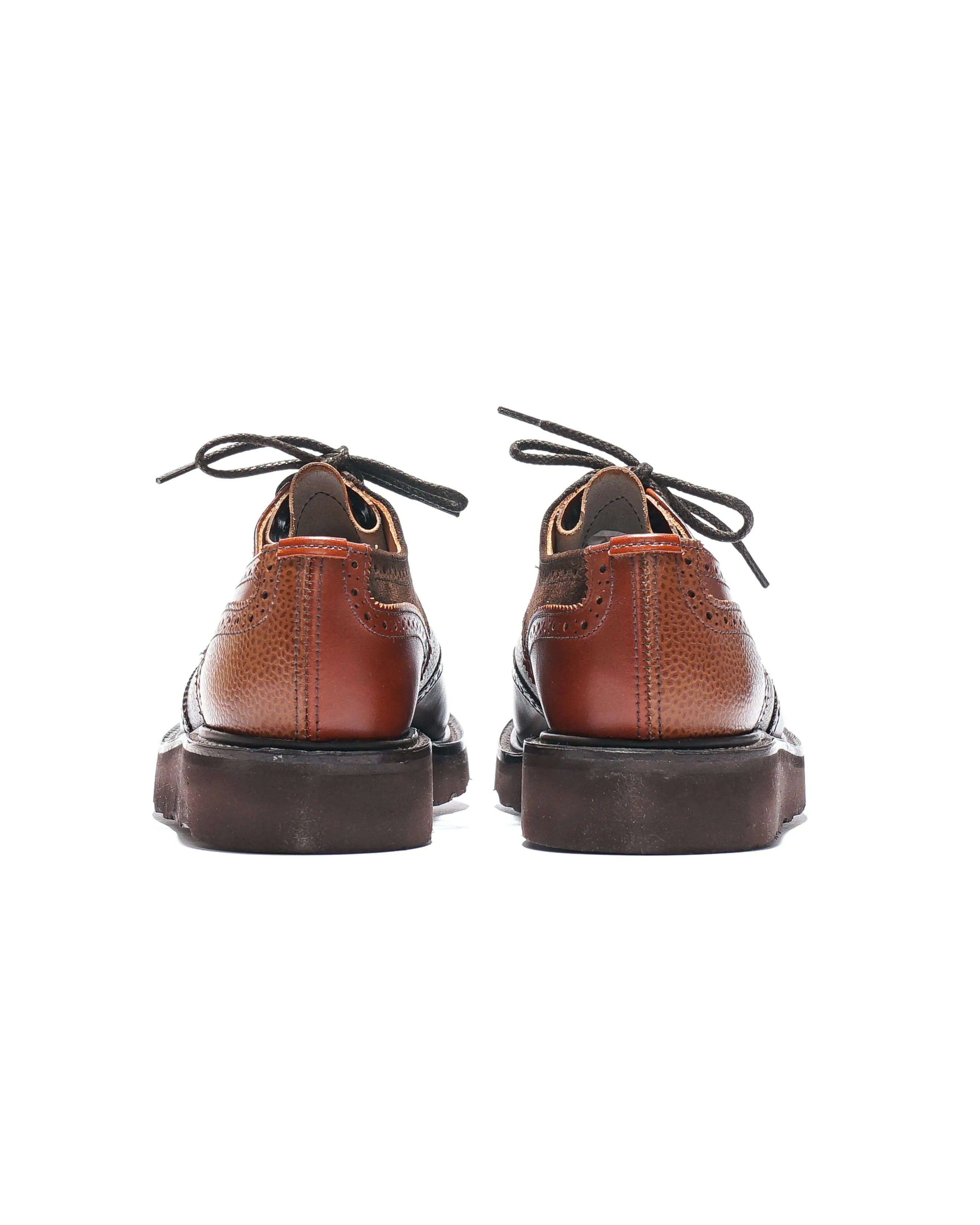 EG x Tricker's - Women's Brogue Shoe - Brown - Multi Tone - Morflex Sole