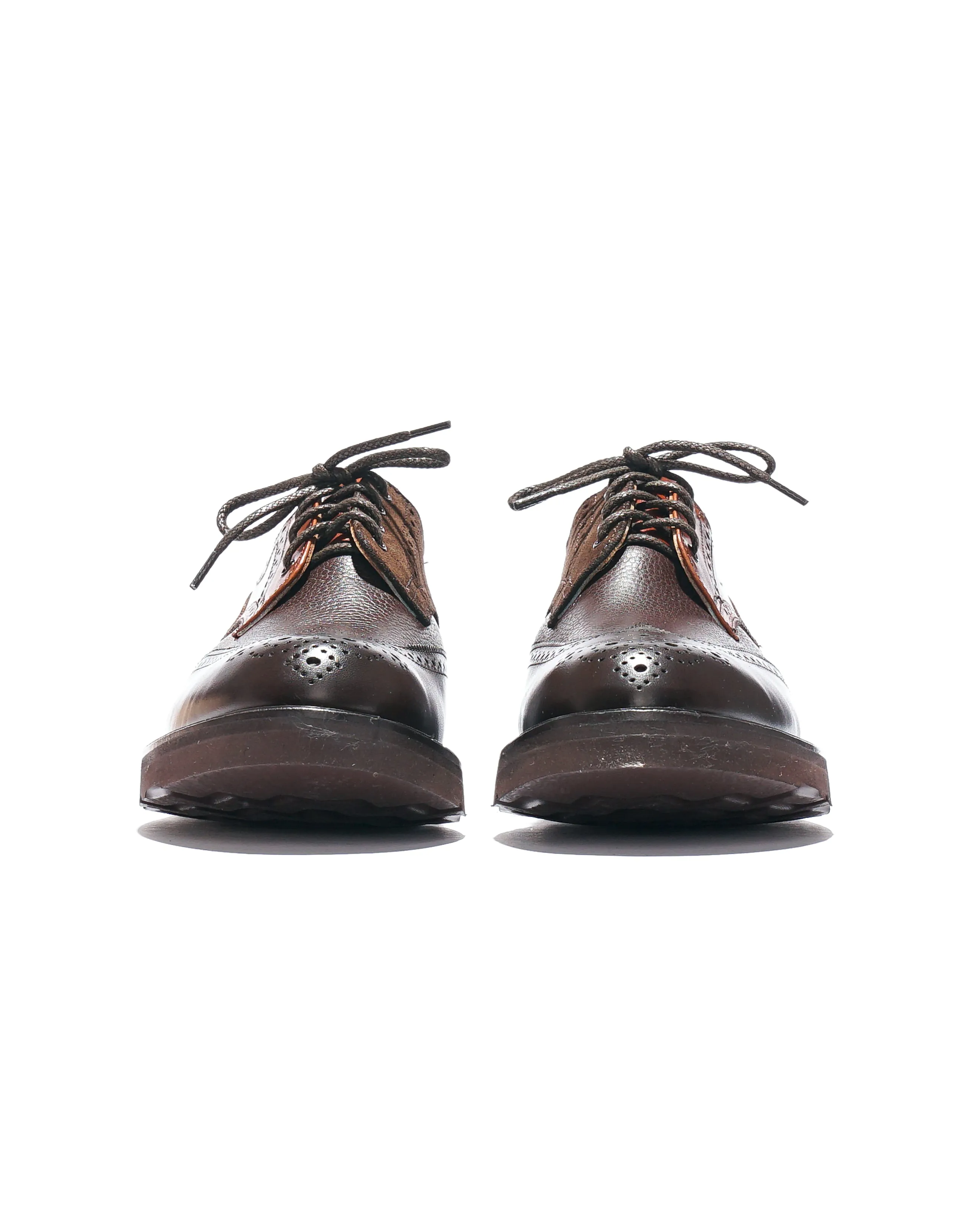 EG x Tricker's - Women's Brogue Shoe - Brown - Multi Tone - Morflex Sole
