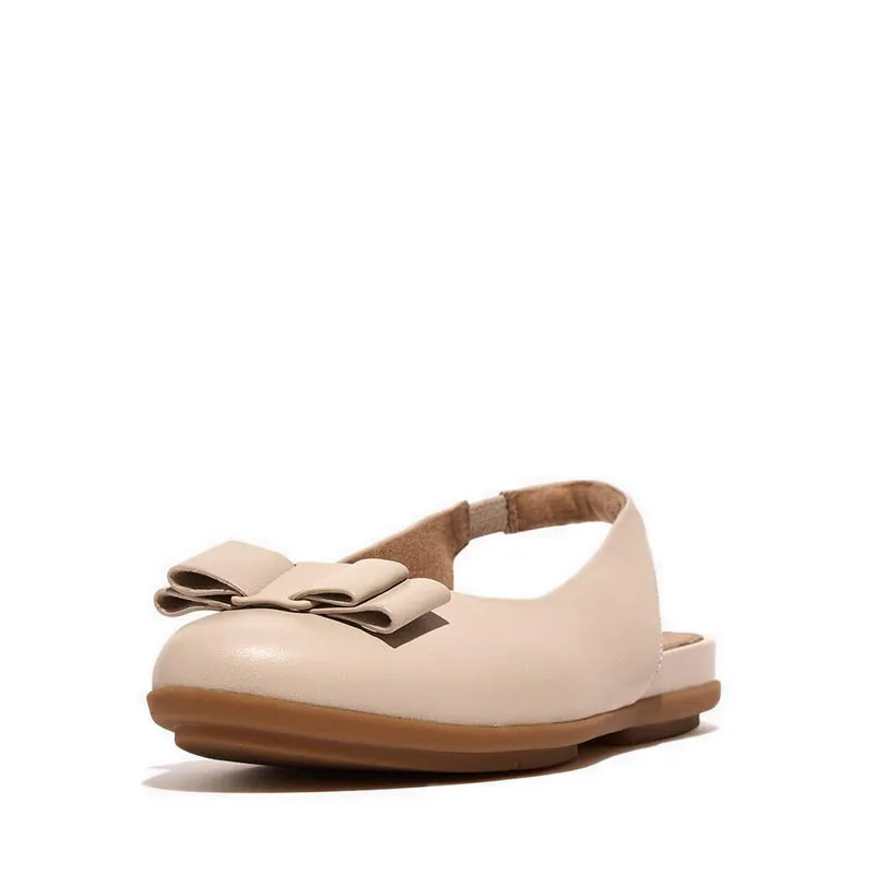 Fitflop  Allegro Bow Leather Sling Gk3-A20- Stone Beige