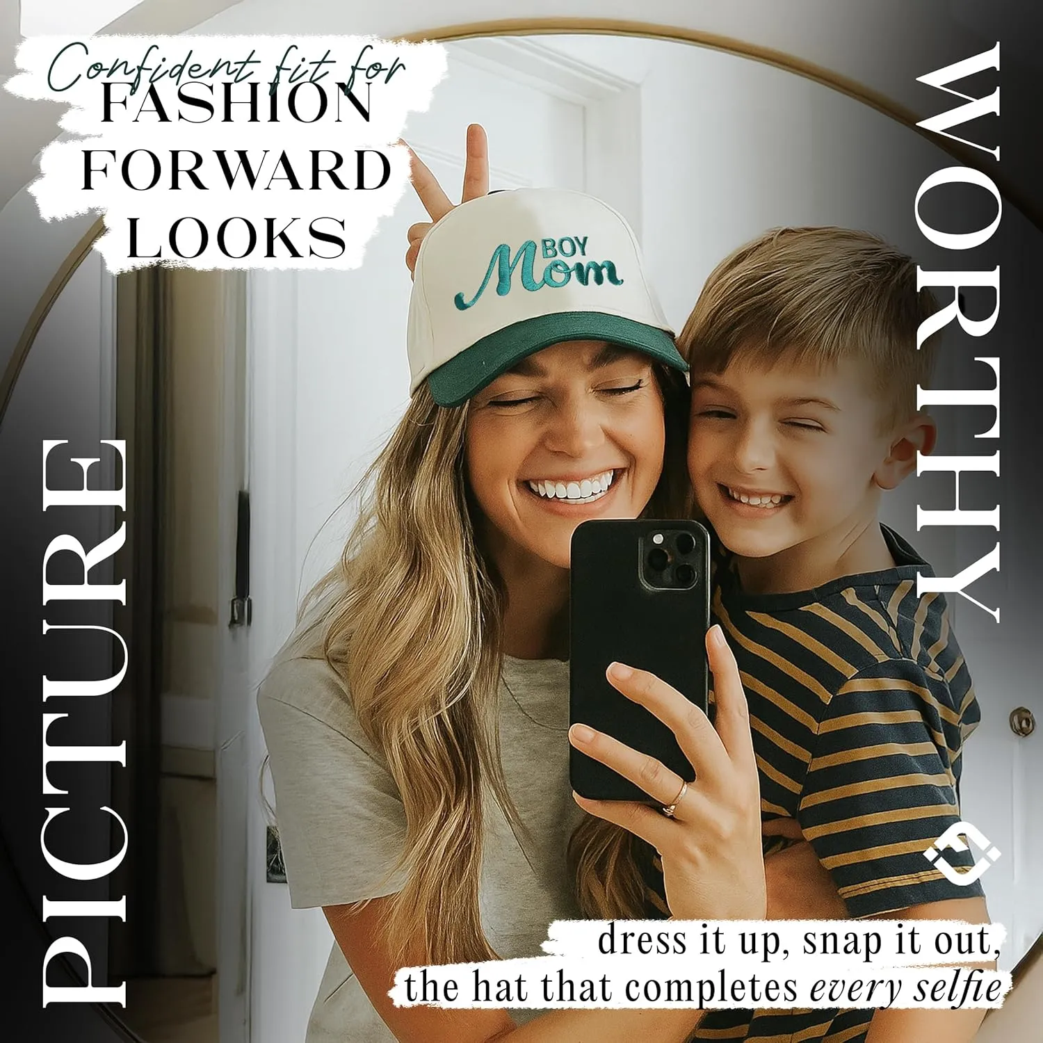 Funky Junque Canvas Snapback Trucker Hat - Father's Day, Funny Mom Hat, Baseball Cap for Mom & Dad