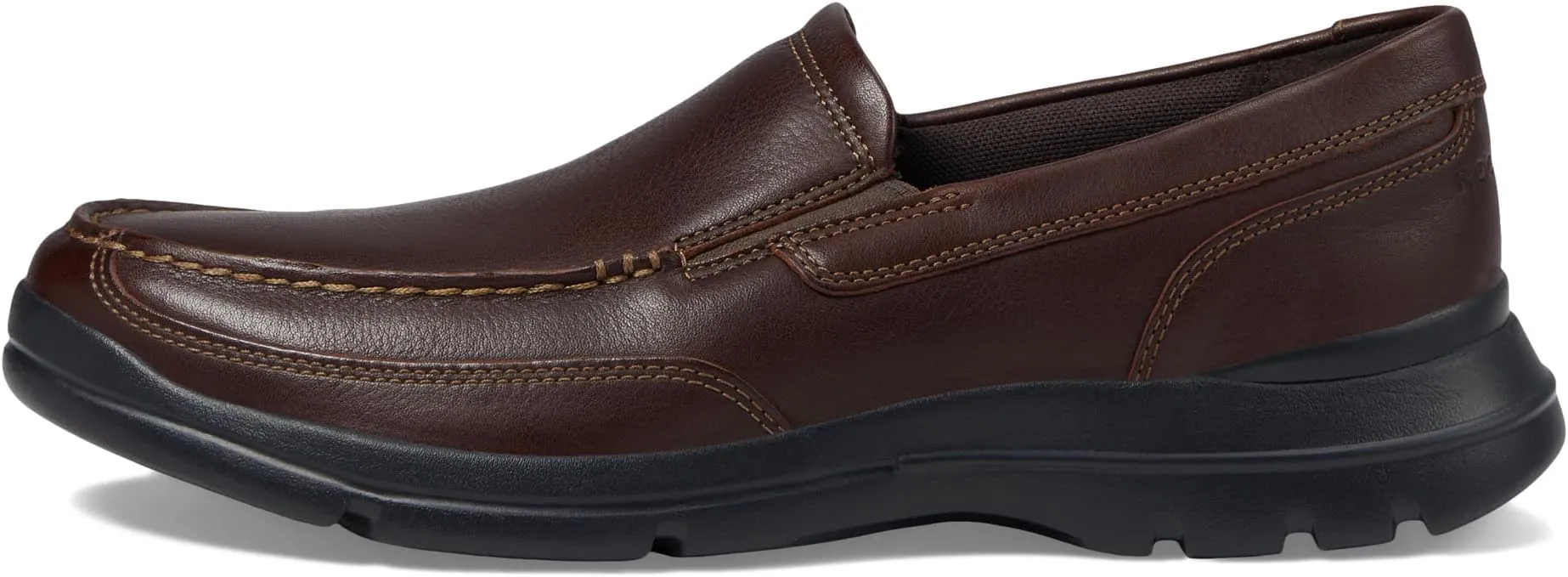 Junction Point Slip-On Rockport Loafers, Chocolate