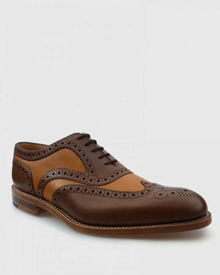 LOAKE TARANTULA BROWN-TAN GOOD YEAR WELTED BROGUE SHOES
