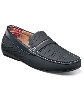 Men's Corby Moccasin Toe Saddle Stacy Adams Slip-on Loafers
