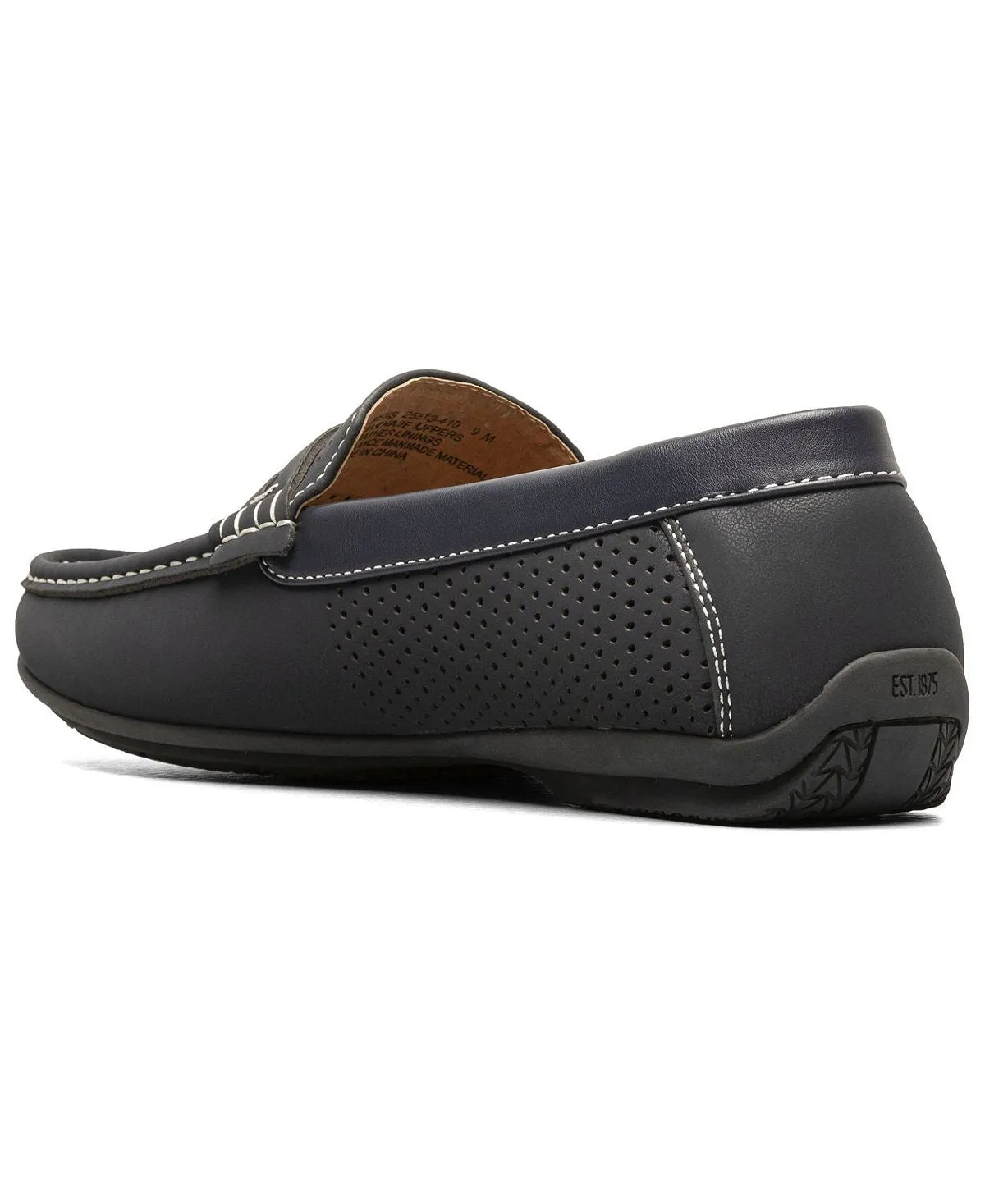 Men's Corby Moccasin Toe Saddle Stacy Adams Slip-on Loafers