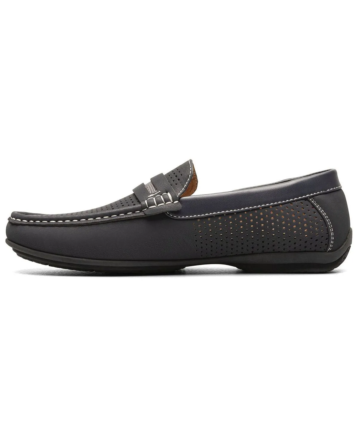 Men's Corby Moccasin Toe Saddle Stacy Adams Slip-on Loafers