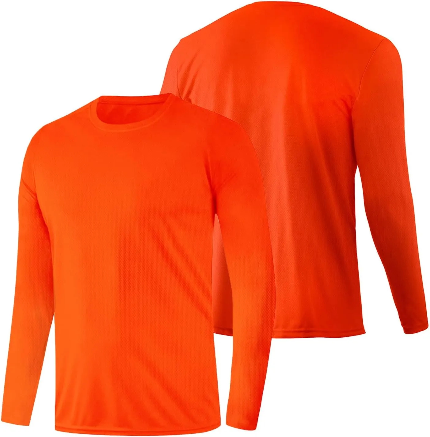 Men's UPF 50  Long Sleeve Tee Shirts UV Sun Protection Quick Dry Tee Shirt Swim Athletic Running Workout