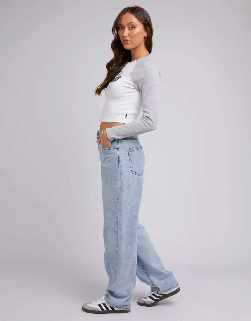 Motor Long Sleeve Grey Marle