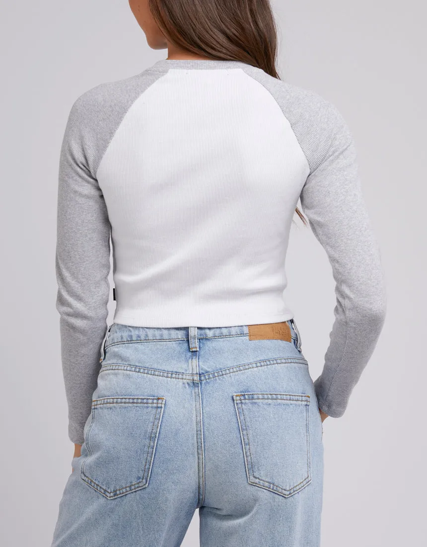 Motor Long Sleeve Grey Marle