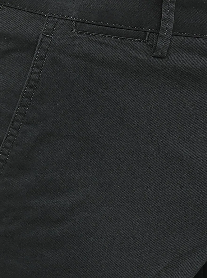 Olive Dobby Uno Fit Casual Trouser | JadeBlue