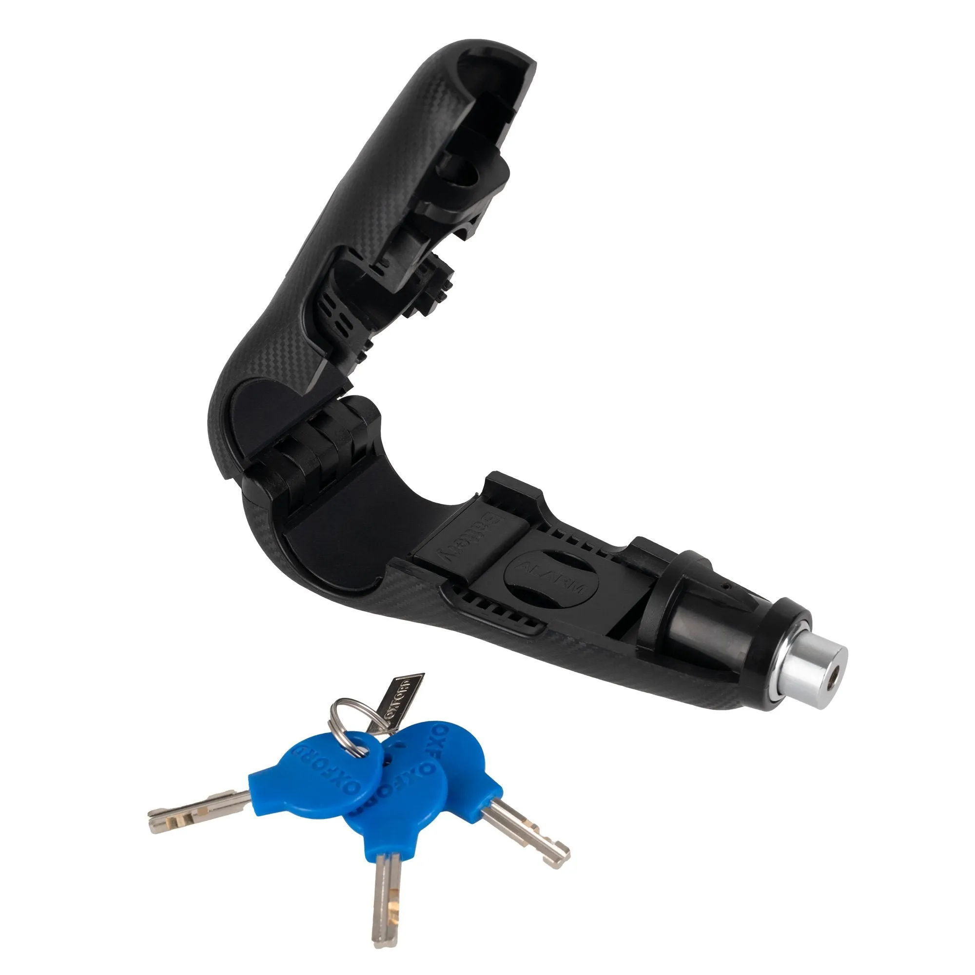 Oxford Alarm Lever Lock Black Motorbike Security