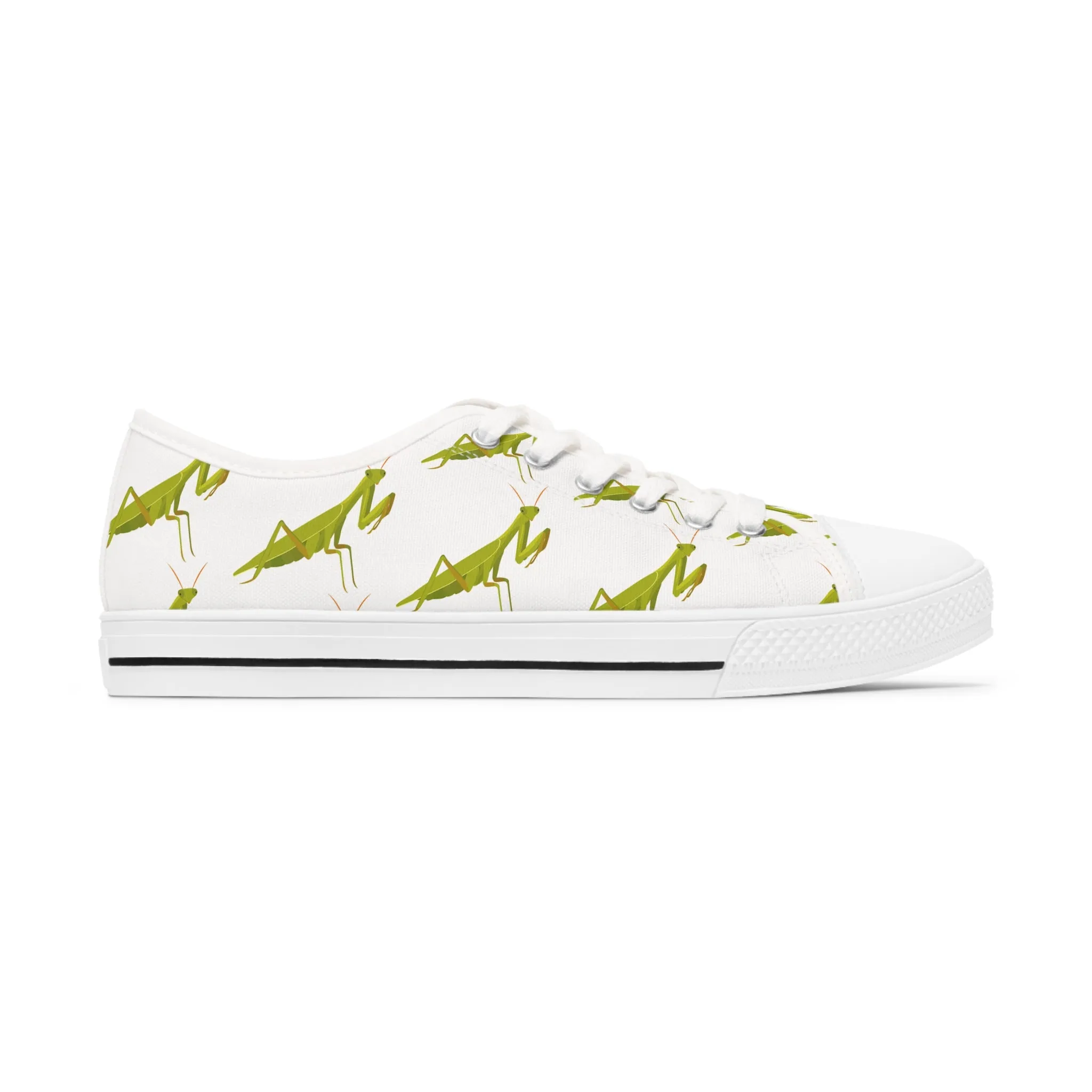 Praying Mantis Women's Low Top Sneakers