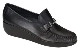 SAS Women's Black Magical Slip On Loafer-MAGICAL black 013-Made in USA-Brandy's Shoes