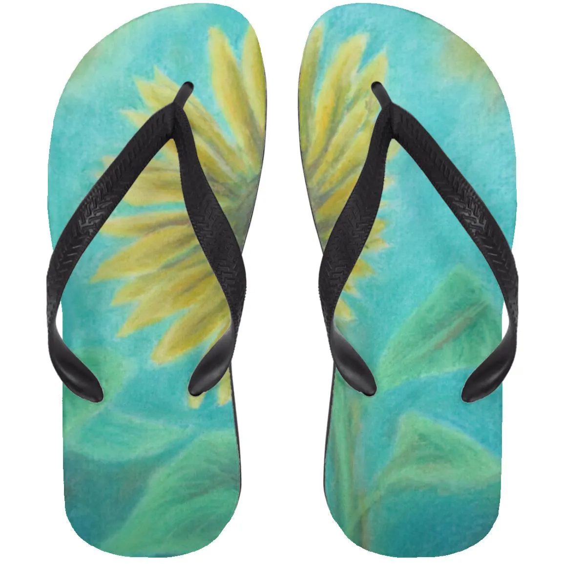 Sunflower Trance ~  Flip Flops