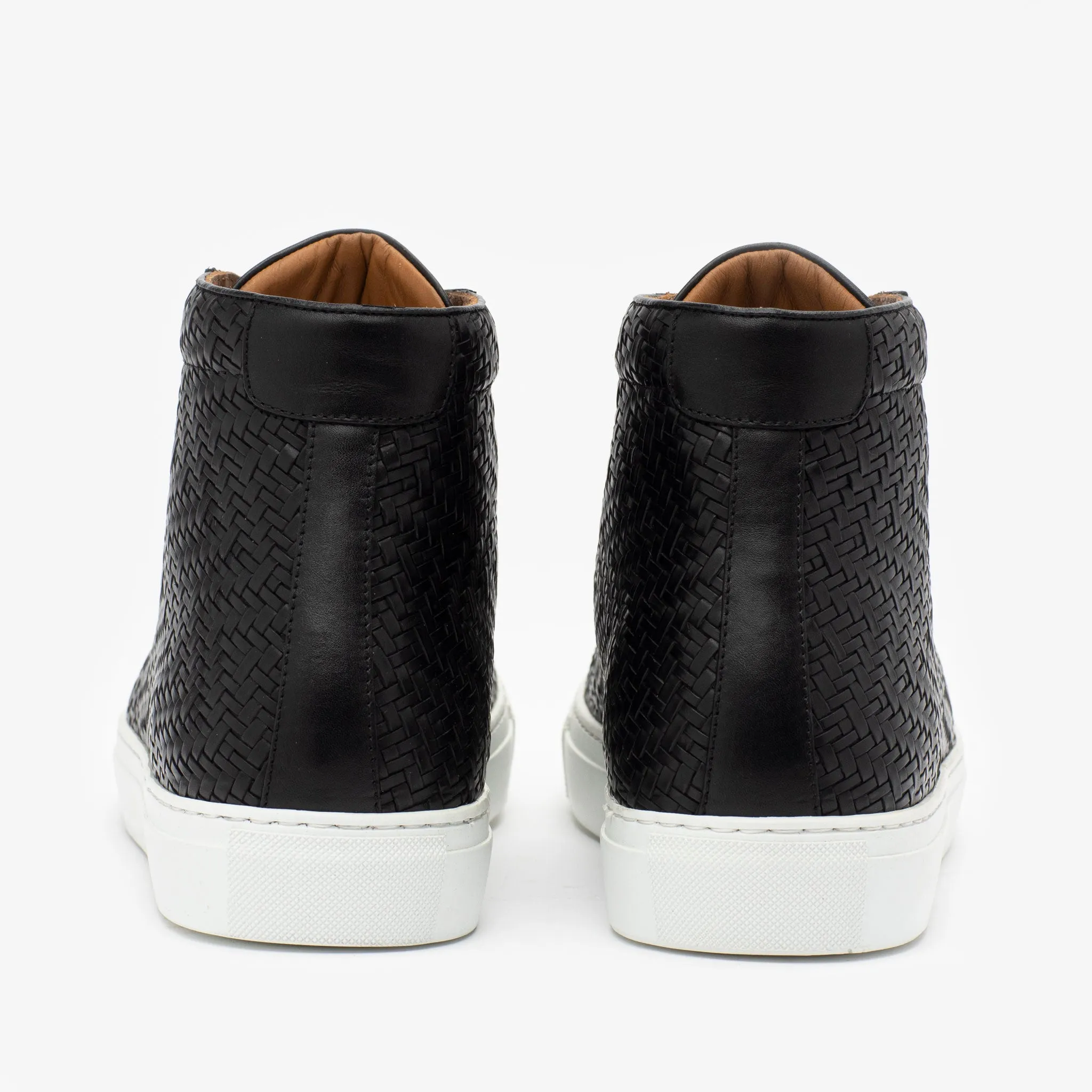 The Hightop Sneaker in Black Woven