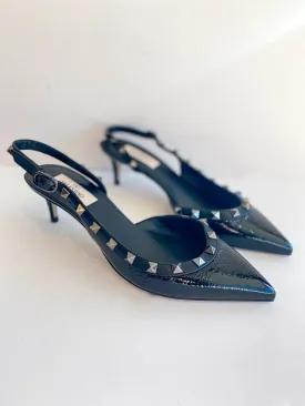 Valentino Rockstud Slingbacks