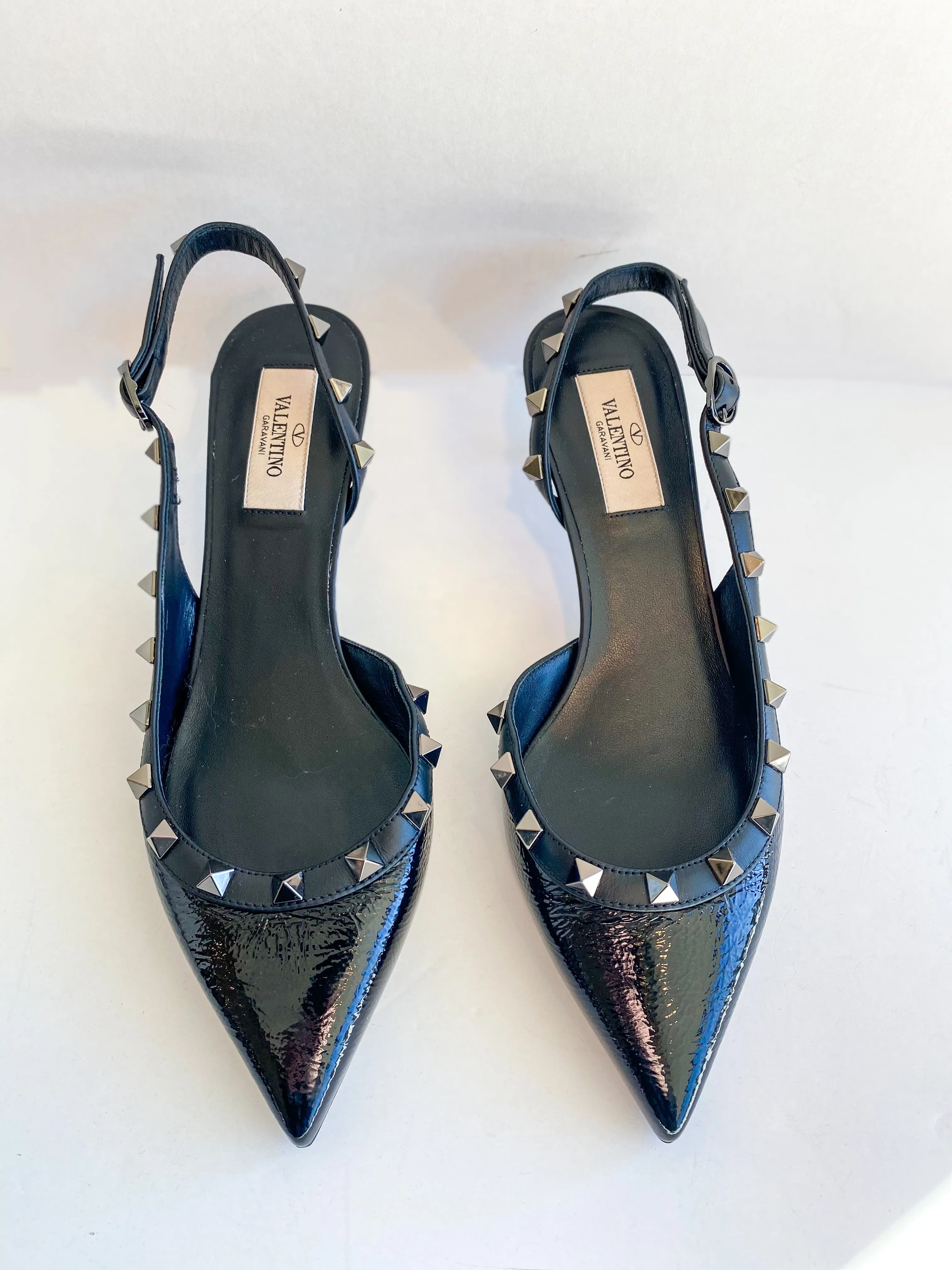 Valentino Rockstud Slingbacks