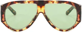Vintage Oversized Pilot Sunglasses Women For Men Shades Big Frame Windproof Popular Punk Sun Glasses UV400